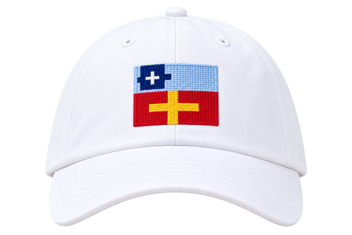 Nautical Flag Needlepoint Hat