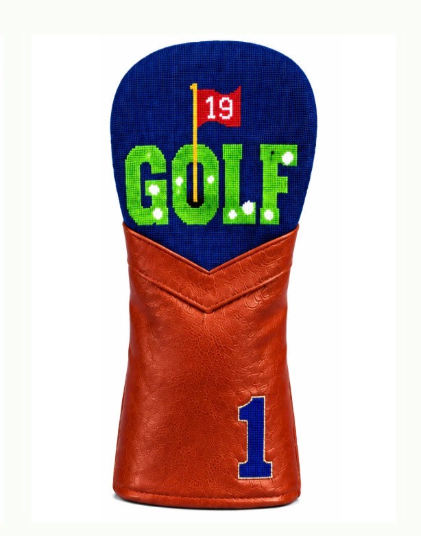 Golf 19 Needlepoint Driver Headcover