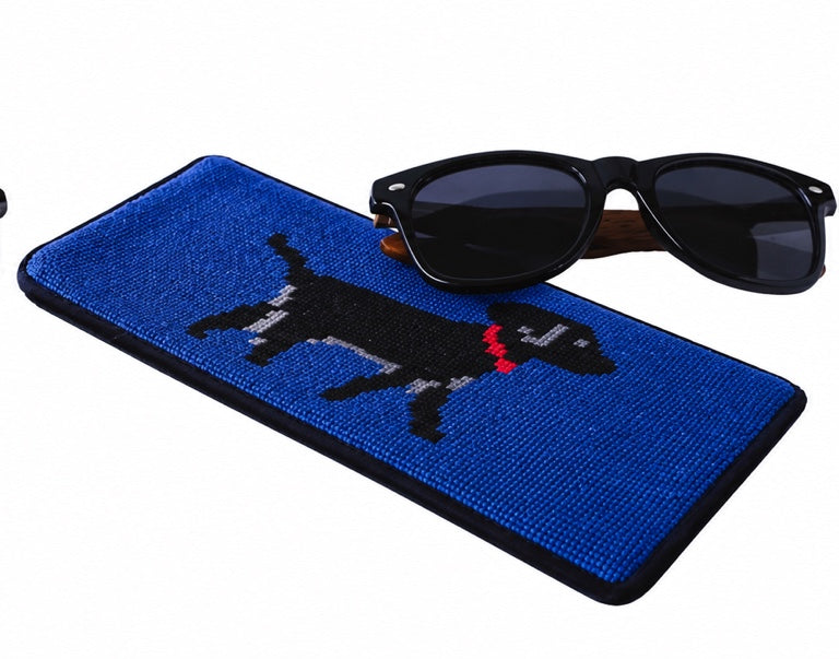 Golden Retriever Needlepoint Eyeglass Case
