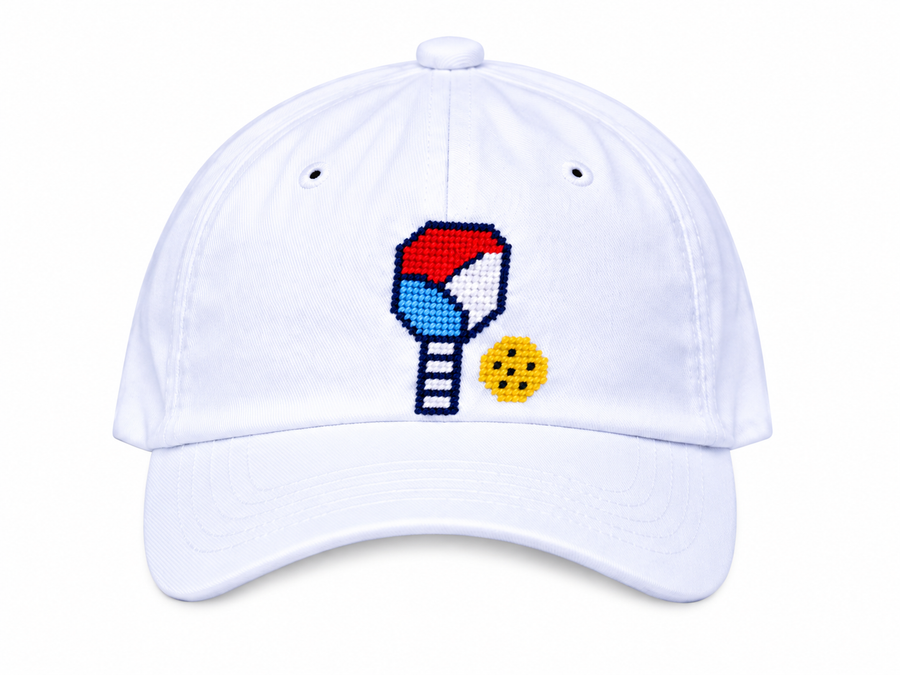 Pickleball Needlepoint Hat